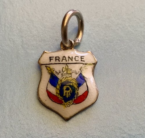 Vintage france silver enamel - france,