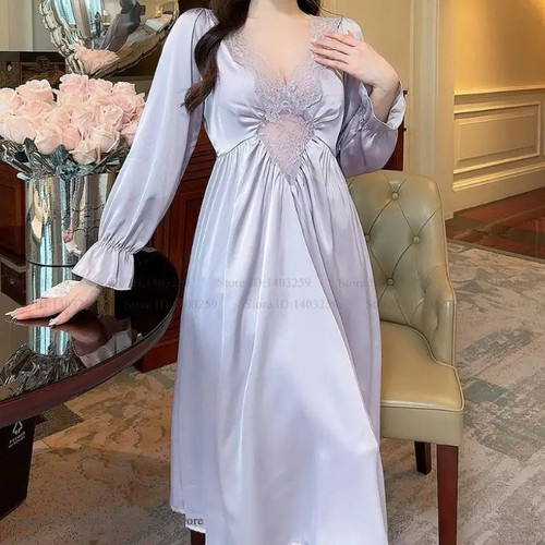 French court style nightgown - court,