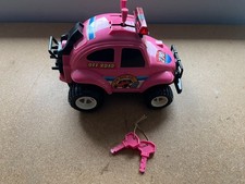 RARE PINK BUGGY BC TOYS OFF ROAD FUN BUG 4x4 + 2 KEYS - FREE UK POSTAGE!!