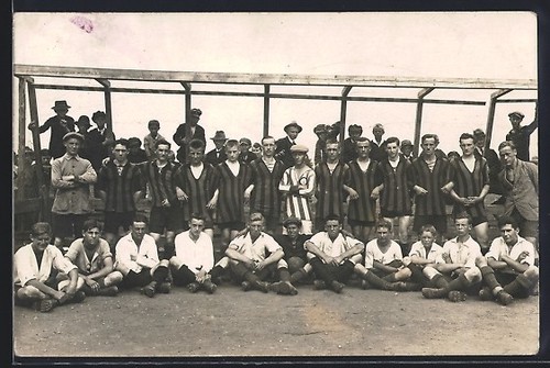 Photo postcard football - postcard,