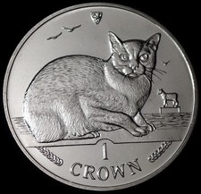 Isle of Man One Crown 1996