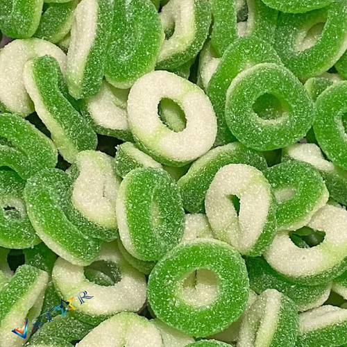 Apple rings jelly sweets retro - rings,