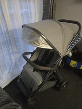 Oyster Zero Gravity Pushchair Mercury Grey with Rain Cover