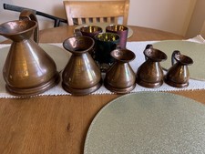 Antique Cooper Measuring Jugs