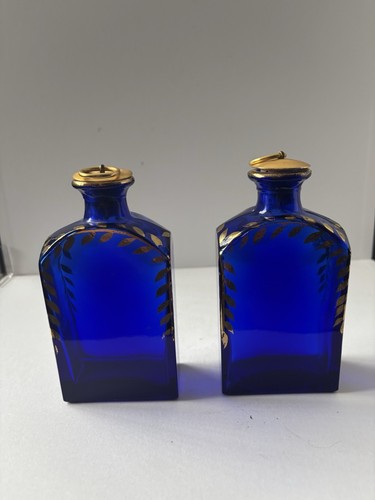 Pair vintage swedish cobalt - of,