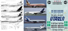 MICROSCALE DECALS 1/144 McDonnell Douglas DC-10(Continental/UTA/Air New Zealand)