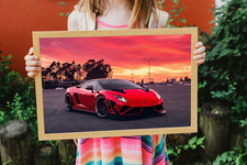 Lamborghini car poster wall