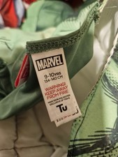 Hulk Dressing Up Items Age 9 To 10. To Include Mask Amd Gloves