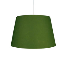 MODERN TAPERED COTTON FABRIC DRUM SHADE PENDANT TABLE /FLOOR LAMPSHADE UK MADE