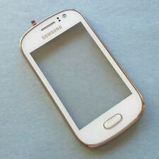 Samsung Galaxy Fame S6810 front digitizer touch screen+frame bezel White Genuine