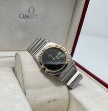 Omega Constellation 18ct Gold/Steel Watch with Box & Papers