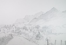 Original pencil drawing - original,