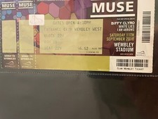 Muse Ticket  2010