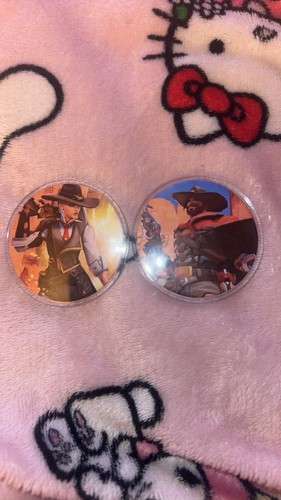 Overwatch outlaws pin badge - outlaws,