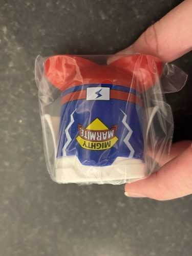 Plastic marmite egg cup - marmite,