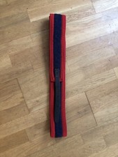 Vintage Horse Rug Surcingle Navy with Red Binding