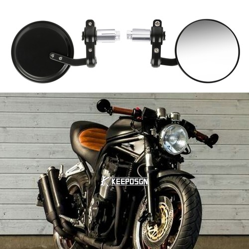 Pair 22mm bar end mirrors - 7/8",