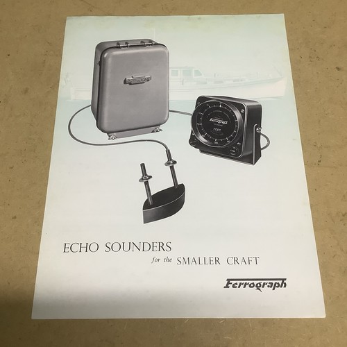 Ferrograph echo sounder - echo,