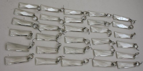 Vintage chandelier glass - 30,