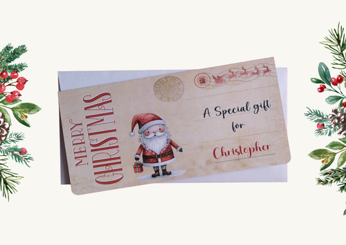 Personalised christmas scratch - christmas,