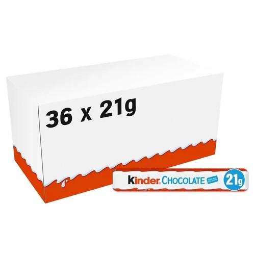 Kinder chocolate bars - , box
