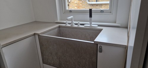 Concrete utility room sink - concrete,