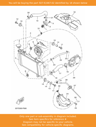 Yamaha cover radiator - yamaha,