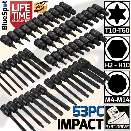 Impact hex torx spline bit - impact,