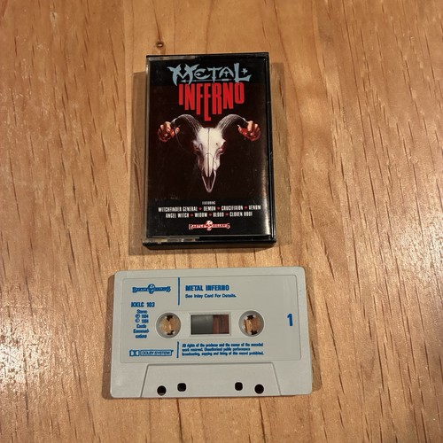 Metal inferno cassette tape - metal,