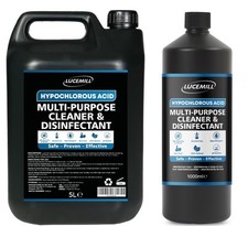 Lucemill Hypochlorous Acid Disinfectant - 350ppm - HOCl - Multi-Purpose Cleaner