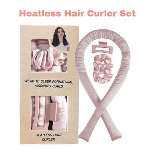 Pink heatless curling ribbon - heatless,