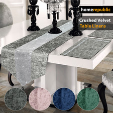 Crushed Velvet Table Runner