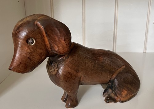 Wooden dachshund hand - dachshund,,