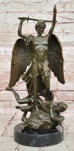 Archangel saint michael bronze - archangel,