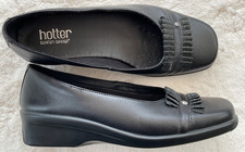 Hotter Rosie Black Slip On