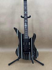 IN  Stock Synyster Gates Signature Electric Guitar Black with White Stripes