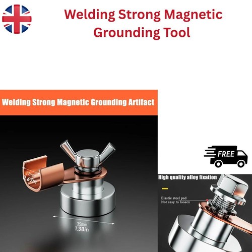 Magnetic welding ground clamp - ground,