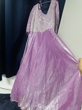 Trendy Organza Indian Pakistani Asian Party Wear  Anarkali Wedding Dress Xxl