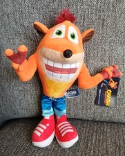 Crash Bandicoot 13" Plush Soft Toy 25th Anniversary Collectible Tags 2021  Play