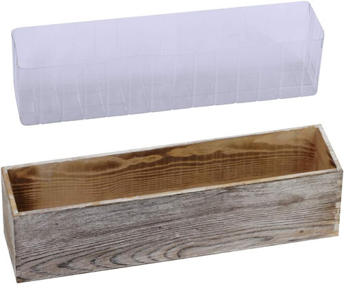 Pcs wood planter rectangle - pcs,