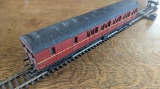 BR Maroon LMS Push Pull Coach Converted From Tri-ang Suburban Brake 