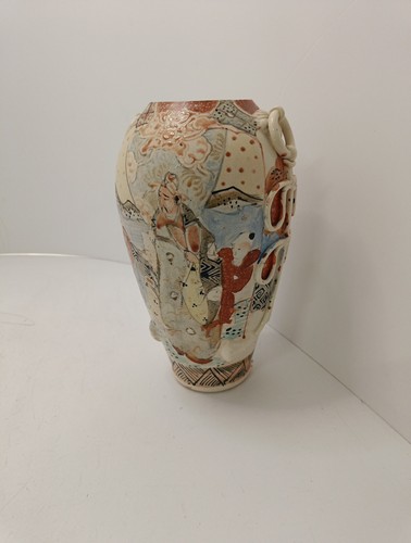 Antique japanese pottery vase - antique,