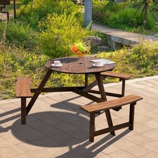 Seater wooden pub bench - wooden,
