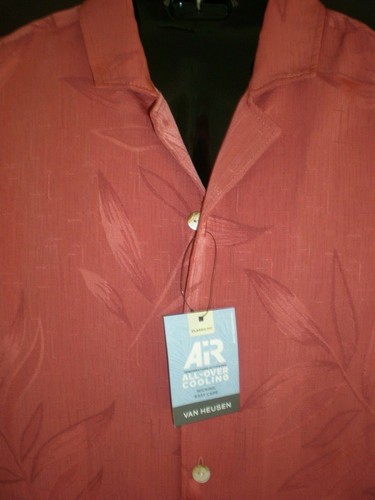Van heusen orange rust floral - van,