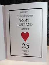 LARGE Personalised Husband