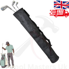 Versatile Lightweight 34"Foldable Golf Carry Bag with 3 Pockets, Padded Strap