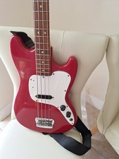 Fender Musicmaster Bass Dakota Red Guitar 1974