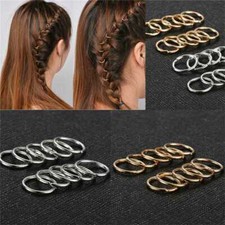 10 pcs Hair Rings Hip Hop Braid Hair Clips Hair Accessories