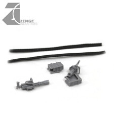 Zinge Industries Big Guns Sat Fire Minigun Back Pack & Flex Ammo Belt x2 S-GAR02