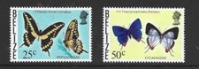 BELIZE  1974  SG412 & SG391  Butterflies of Belize.  Mint light hinge